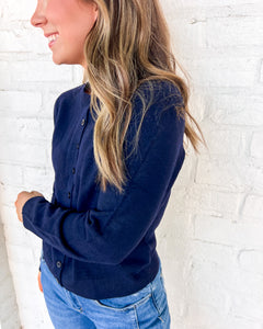 Next Chapter Navy Cardigan Top