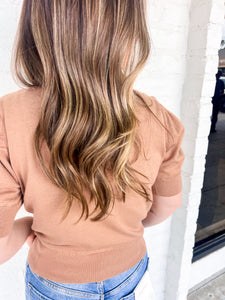 Shining Bright Taupe Top