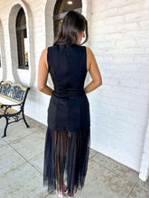 Load image into Gallery viewer, Dotted With The Truth Black Dress