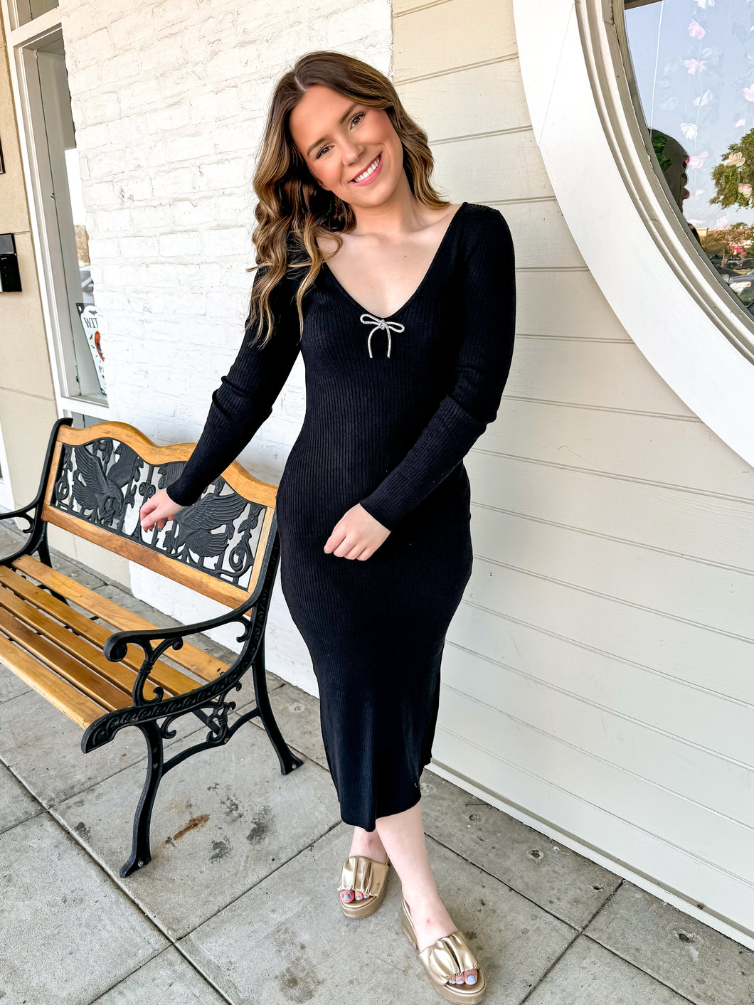 See You There Dress Black