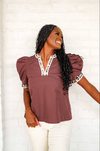 Load image into Gallery viewer, Keep The Love Brown Top