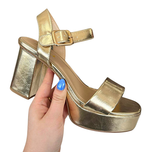 Macey Gold Heel