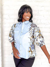 Load image into Gallery viewer, Going Strong Chambray Top