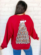 Load image into Gallery viewer, Queen Of Sparkles Oyster Christmas
Tree Sweatshirt