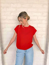 Load image into Gallery viewer, Ask Me Anything Red Top