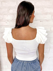 Over By Now Ivory Top