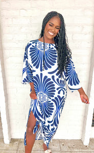 Let’s Get Going Blue Dress