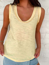Load image into Gallery viewer, Coffee Run Butter Yellow Tank