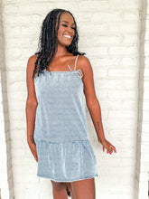 Load image into Gallery viewer, Sounds Like Me Denim Dress