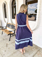 Load image into Gallery viewer, Easy Edge Navy Dress