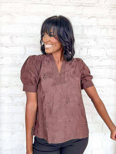 Create A Masterpiece Brown Top