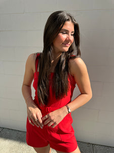 Be Someone Red Romper