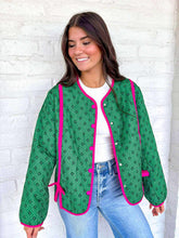 Load image into Gallery viewer, Happen With Love Green Jacket