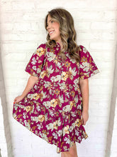 Load image into Gallery viewer, The Only Way Wine Dress