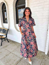 Load image into Gallery viewer, Near And Dear Navy Dress