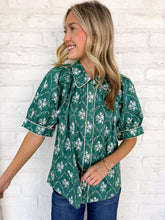 Load image into Gallery viewer, Light Up The Night Green Top