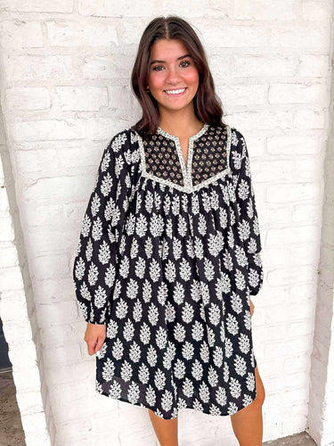 Across The Coast Black Dress