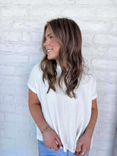 Load image into Gallery viewer, Get Comfy Ivory Top