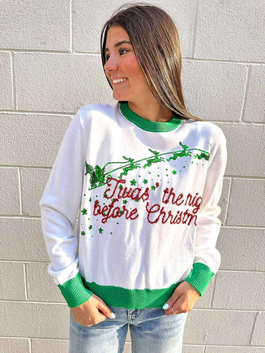 Queen Of Twas The Night Before Christmas Sweater
