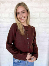 Load image into Gallery viewer, Next Chapter Brown Cardigan Top