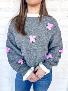 Essence Of Summer Grey Sweatshirt