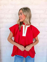 Load image into Gallery viewer, Tell Me Why Red Top