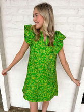 Load image into Gallery viewer, THML Show Me Your Ways Green Dress