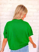 Load image into Gallery viewer, Basic Work Kelly Green Top