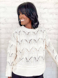 Classy Details Cream Top