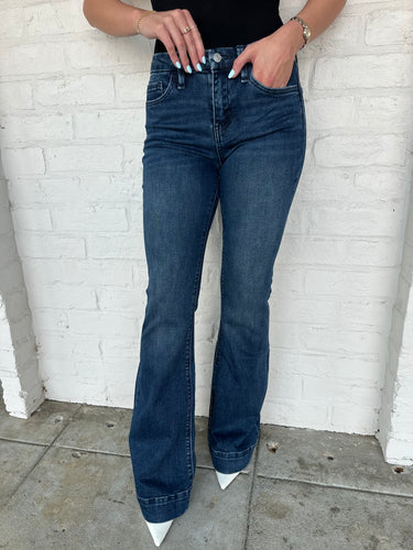 All My Dreams Mid Rise Flare Jean