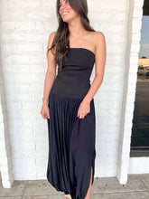 Load image into Gallery viewer, Get It Right Black Midi Dress