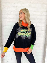 Load image into Gallery viewer, Jordan Amanda Happy Halloween Mock Neck Sweater