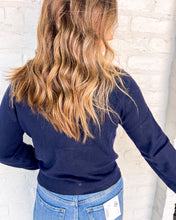 Load image into Gallery viewer, Next Chapter Navy Cardigan Top
