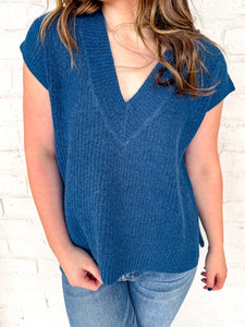 Talk The Talk Blue Top