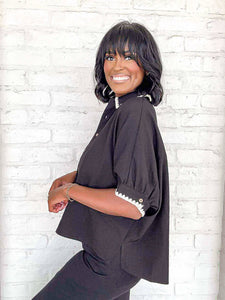 Comfortably Me Black Top