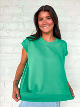 Load image into Gallery viewer, In A Daydream Kelly Green Scuba Top