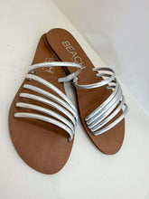 Load image into Gallery viewer, The Cali Silver Slide Sandal