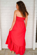 Load image into Gallery viewer, Hope For Better Red Midi Dress