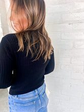 Load image into Gallery viewer, Winter Weather Black Top