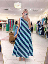 Load image into Gallery viewer, Stripes Of Hope Navy Dress