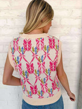 Load image into Gallery viewer, THML Butterfly Away Floral Top