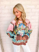 Load image into Gallery viewer, Queen Of Sparkles Multi Nutcracker Ballet Scene Cardigan ￼