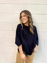 Load image into Gallery viewer, Forever Yours Navy Top