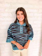 Load image into Gallery viewer, The Wild Folks Blue Top