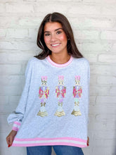 Load image into Gallery viewer, Jordan Amanda Three Little Pink  Christmas Nutcracker Sweatshirt