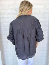 Load image into Gallery viewer, Show You Care Gray Rhinestone Top