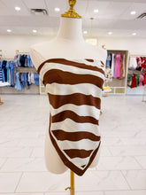 Load image into Gallery viewer, Large Vintage Zebra Print Bandana Scarf