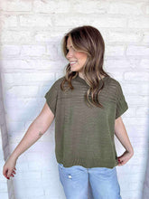 Load image into Gallery viewer, A Moment In Time Olive Top