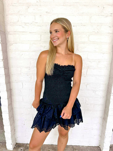 Daylight Wasted Ruffle Red Dress