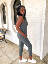 Load image into Gallery viewer, Love It All Grey Active Jumpsuit